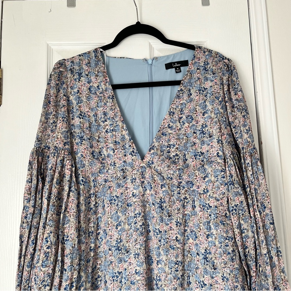 Maxi flowered print dress